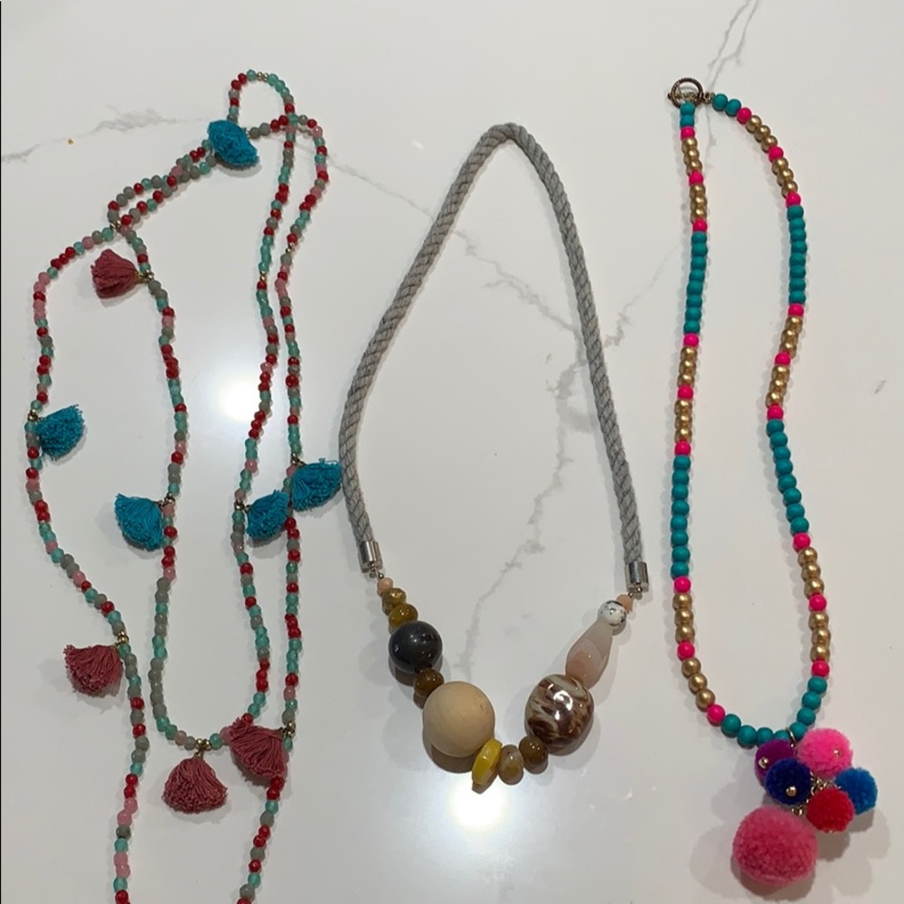 Fun necklaces Anthropolgie and Shallodarling